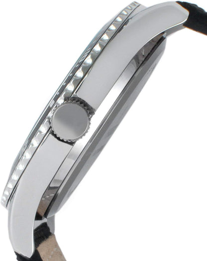 Men's Sport Bezel Watch with Canvas Wrist Band