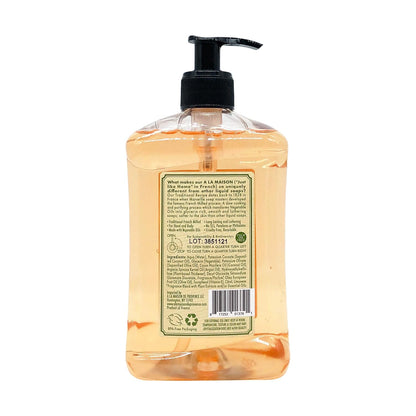 Provence Lemon Liquid Hand Soap 16.9 Fl Oz - Natural Hand Wash Made with Essential Oils - Biodegradable, Plant-Based, Vegan, Cruelty-Free, Alcohol & Paraben Free