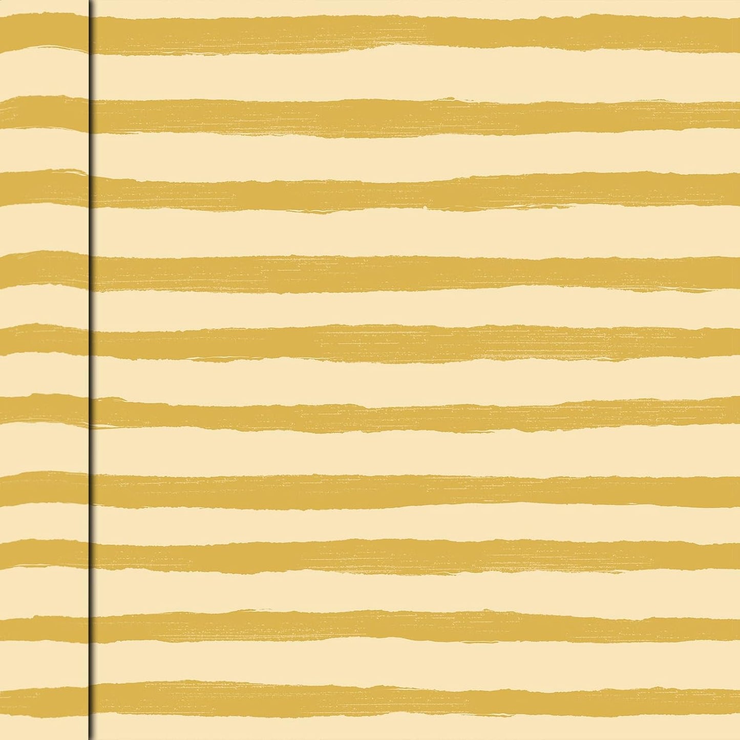 Yellow Stripe Irregular Wallpaper Peel and Stick Wallpaper Wall Paper Self Adhesive Liner Furniture Cabinet Contact Paper for Cabinet Shelf Drawer Liner Bedroom DIY Decor