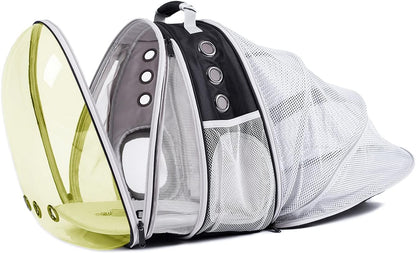 Dual Expandable Cat Backpack Carrier, Fit up to 20 lbs, Expandable Pet Carrier Backpack for Large Fat Cat and Small Puppy