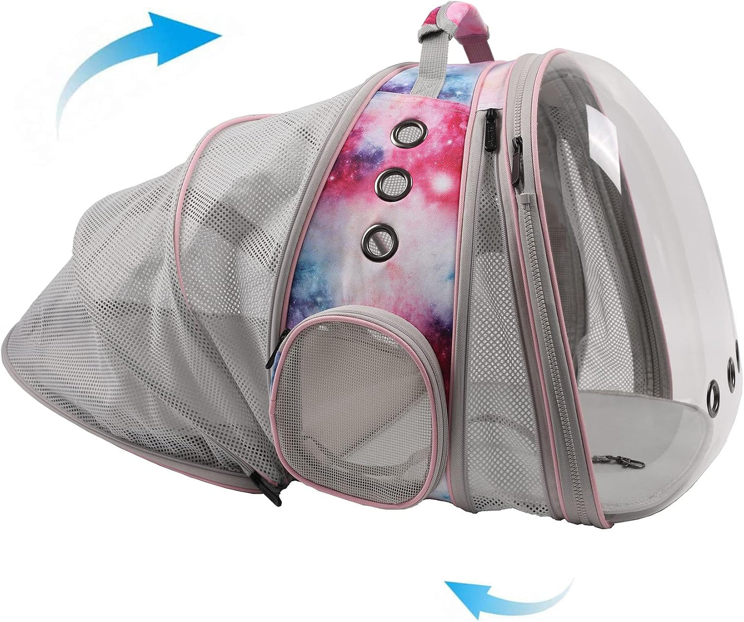 Dual Expandable Cat Backpack Carrier, Fit up to 20 lbs, Expandable Pet Carrier Backpack for Large Fat Cat and Small Puppy
