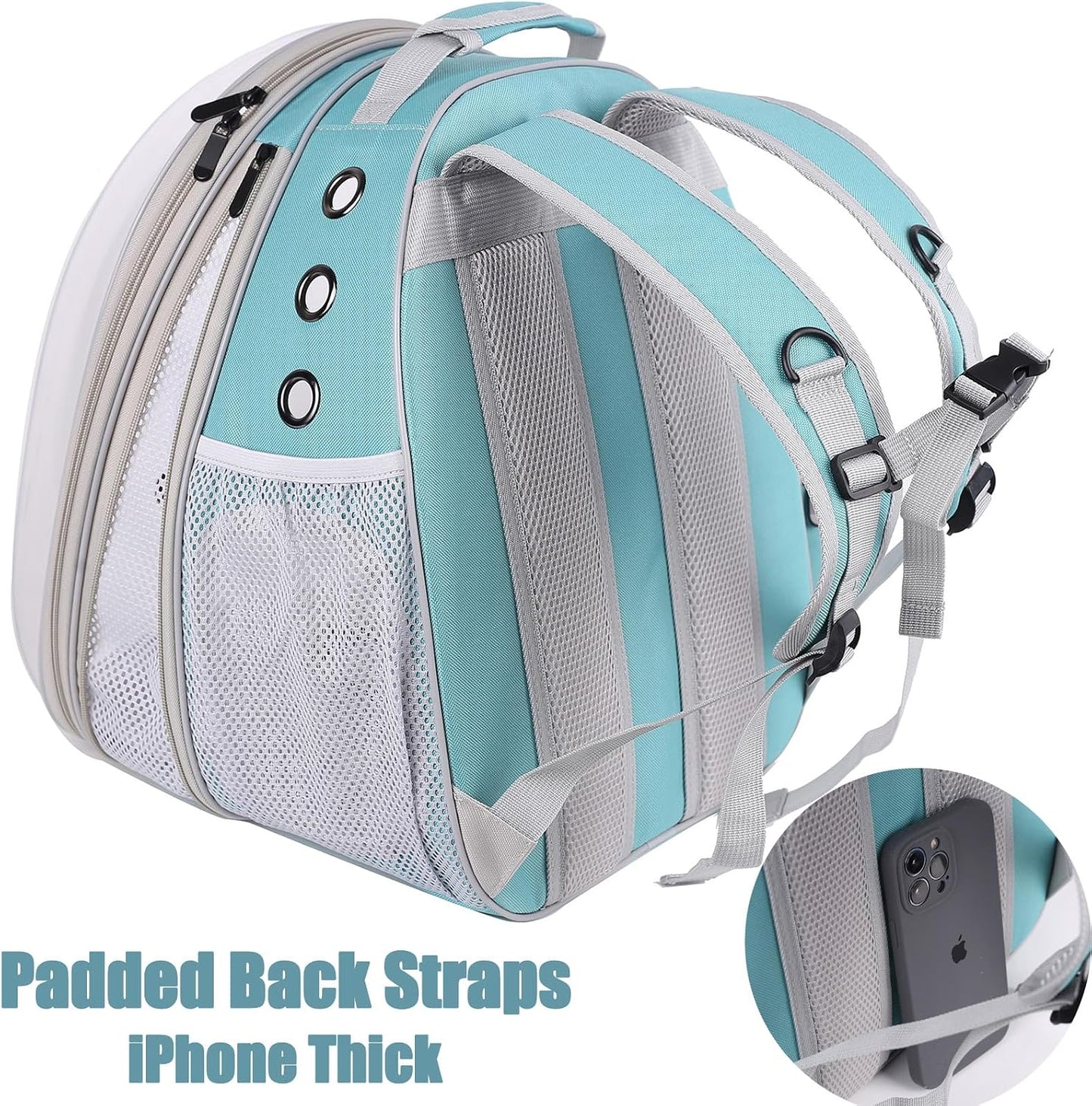 Dual Expandable Cat Backpack Carrier, Fit up to 20 lbs, Expandable Pet Carrier Backpack for Large Fat Cat and Small Puppy