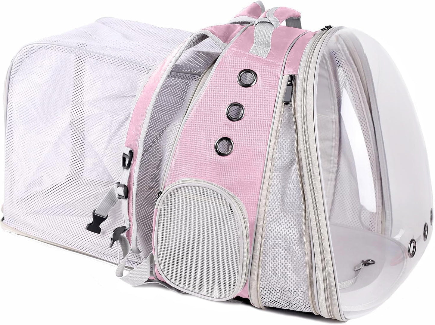 Dual Expandable Cat Backpack Carrier, Fit up to 20 lbs, Expandable Pet Carrier Backpack for Large Fat Cat and Small Puppy