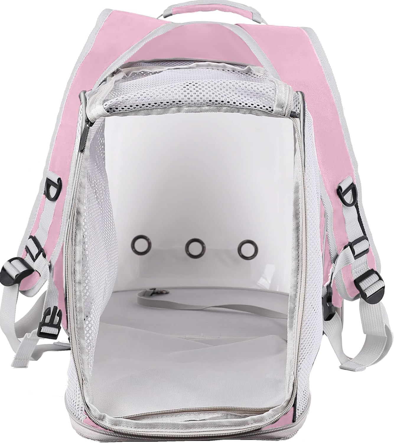 Dual Expandable Cat Backpack Carrier, Fit up to 20 lbs, Expandable Pet Carrier Backpack for Large Fat Cat and Small Puppy