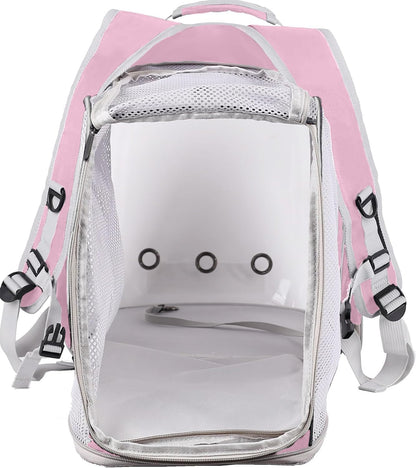 Dual Expandable Cat Backpack Carrier, Fit up to 20 lbs, Expandable Pet Carrier Backpack for Large Fat Cat and Small Puppy