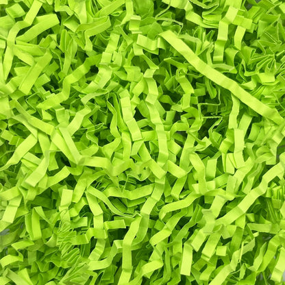Lemon Yellow Crinkle Cut Paper Shred Filler, 2 LB Basket Filler Shredded Paper, Confetti Stuffing for Basket Filling, Halloween, Christmas, Birthdays, Gift Wrapping, Stuffer Party Supplies - Colors A