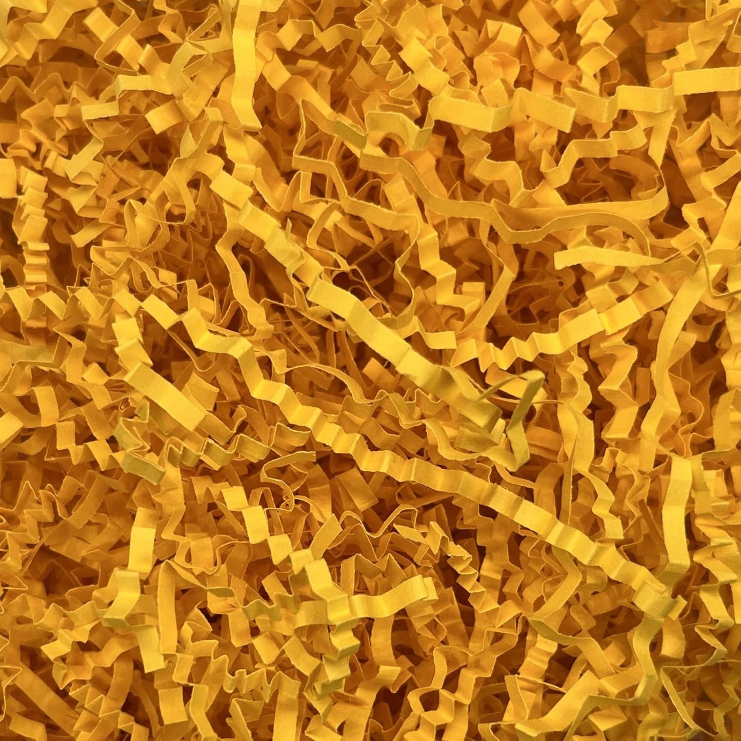 Lemon Yellow Crinkle Cut Paper Shred Filler, 2 LB Basket Filler Shredded Paper, Confetti Stuffing for Basket Filling, Halloween, Christmas, Birthdays, Gift Wrapping, Stuffer Party Supplies - Colors A