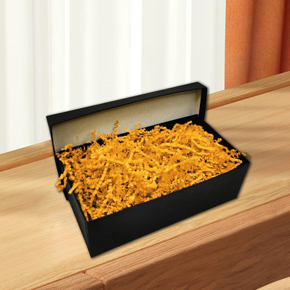 Lemon Yellow Crinkle Cut Paper Shred Filler, 2 LB Basket Filler Shredded Paper, Confetti Stuffing for Basket Filling, Halloween, Christmas, Birthdays, Gift Wrapping, Stuffer Party Supplies - Colors A
