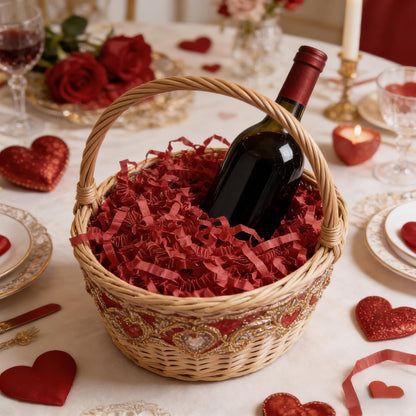 Lemon Yellow Crinkle Cut Paper Shred Filler, 2 LB Basket Filler Shredded Paper, Confetti Stuffing for Basket Filling, Halloween, Christmas, Birthdays, Gift Wrapping, Stuffer Party Supplies - Colors A