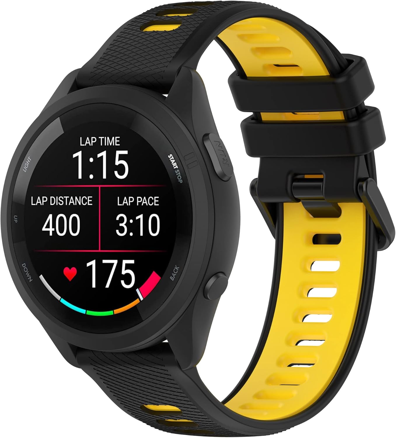 Fit for Garmin Forerunner 265S 255S Watch Bands, 18mm Quick Release Durable Silicone Replacement Bands Wristbands Straps Bracelet Fit for Garmin Vivoactive 4S/Vivomove 3S/Venu 2S