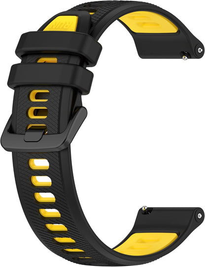 Fit for Garmin Forerunner 265S 255S Watch Bands, 18mm Quick Release Durable Silicone Replacement Bands Wristbands Straps Bracelet Fit for Garmin Vivoactive 4S/Vivomove 3S/Venu 2S