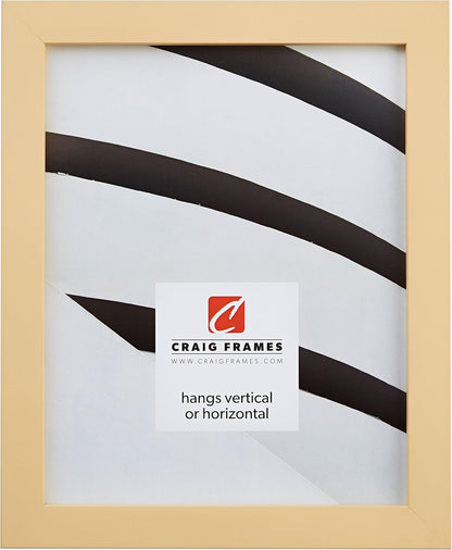 Confetti, Modern Light Yellow Picture Frame, 16 x 20 Inch - Colors A