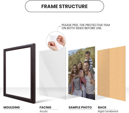 Confetti, Modern Light Yellow Picture Frame, 16 x 20 Inch - Colors A