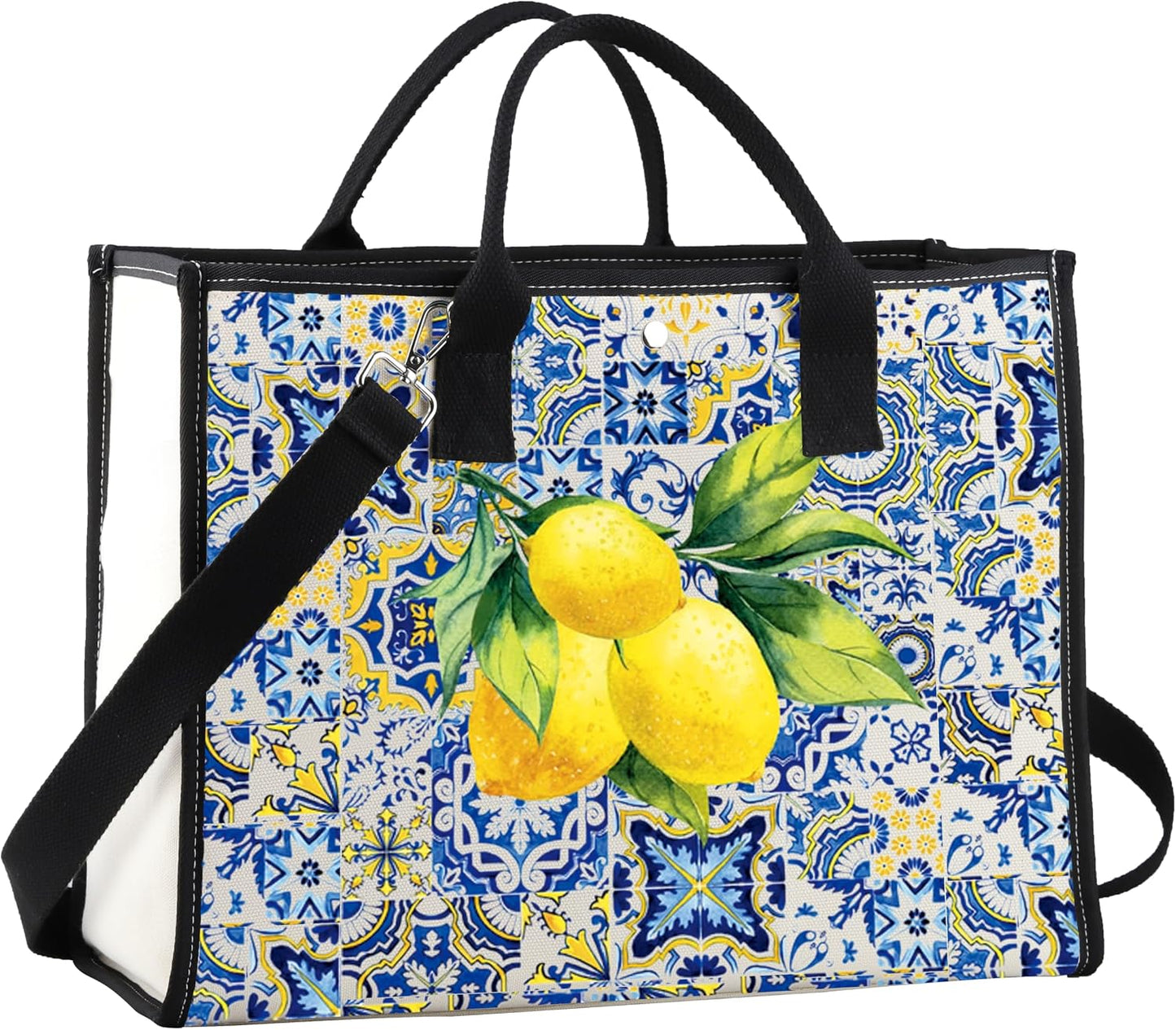 Italian Islands Gift Positano Delicious Italian Lemons Fresh Tote Bag Southern Italy Travel Shoulder Bag