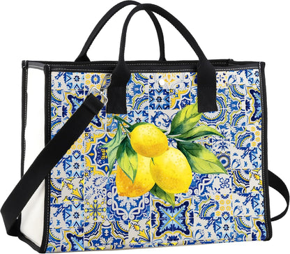 Italian Islands Gift Positano Delicious Italian Lemons Fresh Tote Bag Southern Italy Travel Shoulder Bag
