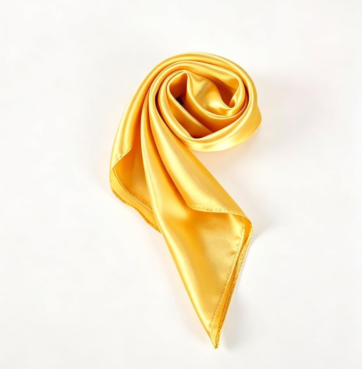 Silk Like Square Scarf for Women Men 27.5"