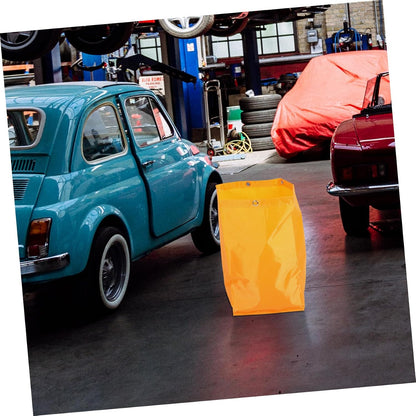 Replacement Cleaning Cart Bag with Canvas Material Lightweight for Housekeeping and Professional Cleaners Yellow