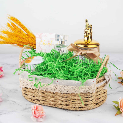 Crinkle Cut Paper Grass Cushion Paper Streamer for Christmas Wedding Birthday Bridesmaid Engagement Craft Gift Boxes Bags Filler Decoration 4.5oz Yellow