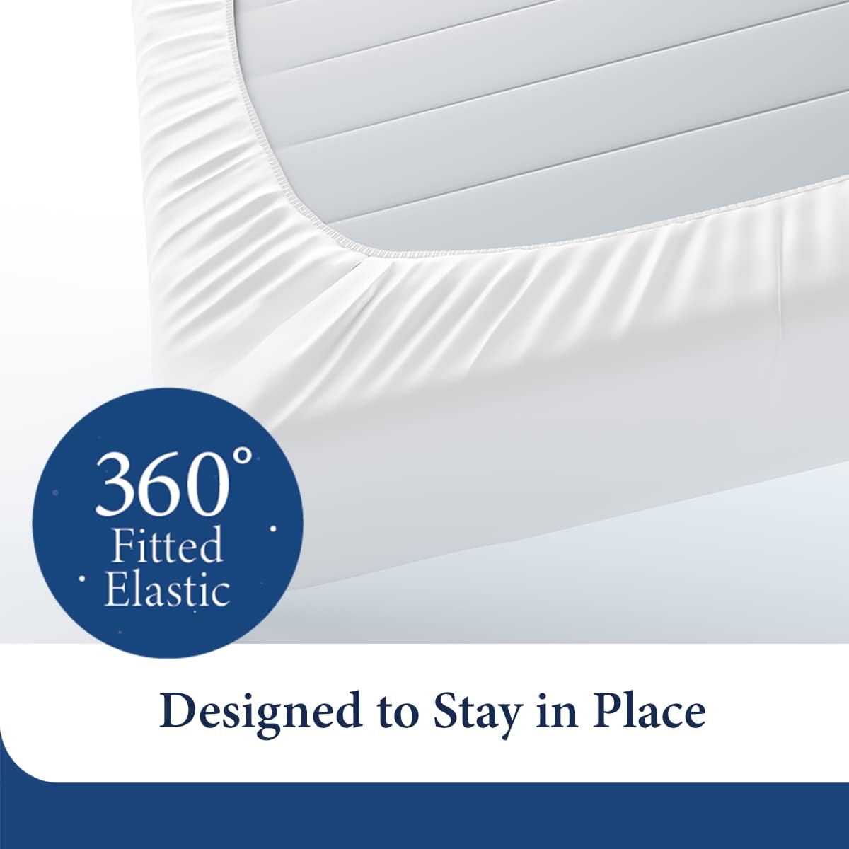 Everyday 1500 Series Bed Sheet Set | Ultra Soft & Cool Hotel Bedding - Deep Pocket - Wrinkle, Stain and Fade Resistant - 4 Piece Set (Cal King, Pastel Yellow)