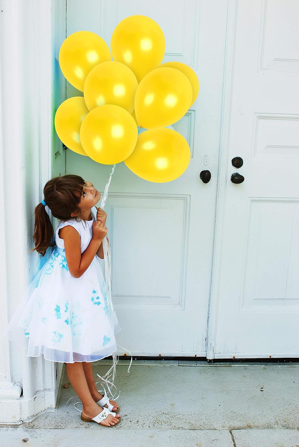 Metallic Yellow Balloons 36 Pack - Mustard Yellow Balloons - Globos Amarillos - Gold Party Supplies - 12 Inch Latex Baloons Party Decorations