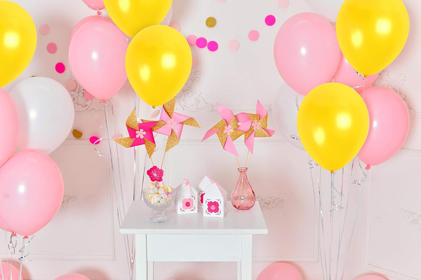Metallic Yellow Balloons 36 Pack - Mustard Yellow Balloons - Globos Amarillos - Gold Party Supplies - 12 Inch Latex Baloons Party Decorations