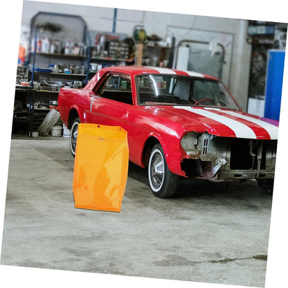 Janitorial Cart Replacement Bag Yellow Fabric Cleaning Cart Bag for Janitorial Supply
