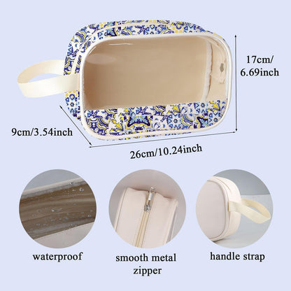 Italian Islands Gift Positano Delicious Italian Lemons Fresh Cosmetic Bag Southern Italy Travel Makeup Zipper Pouch (lemon mb)