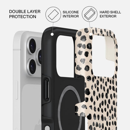 Unisex Phone Case for iPhone 15 Pro – Dual-Layer Hybrid Design with Shock-Absorbing TPU & Durable Exterior, Scratch-Resistant Finish and Raised Bezel Edge for Screen Protection & Daily Use