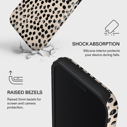 Unisex Phone Case for iPhone 15 Pro – Dual-Layer Hybrid Design with Shock-Absorbing TPU & Durable Exterior, Scratch-Resistant Finish and Raised Bezel Edge for Screen Protection & Daily Use