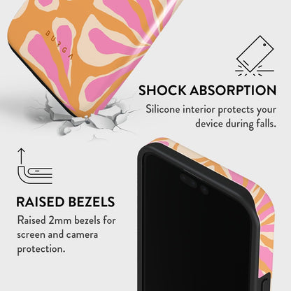 Unisex Phone Case for iPhone 15 Pro – Dual-Layer Hybrid Design with Shock-Absorbing TPU & Durable Exterior, Scratch-Resistant Finish and Raised Bezel Edge for Screen Protection & Daily Use