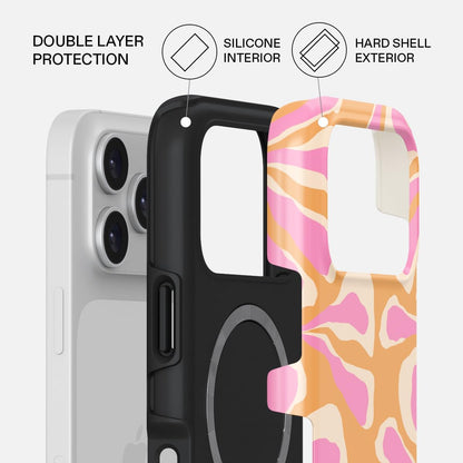 Unisex Phone Case for iPhone 15 Pro – Dual-Layer Hybrid Design with Shock-Absorbing TPU & Durable Exterior, Scratch-Resistant Finish and Raised Bezel Edge for Screen Protection & Daily Use
