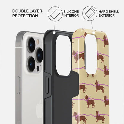Unisex Phone Case for iPhone 15 Pro – Dual-Layer Hybrid Design with Shock-Absorbing TPU & Durable Exterior, Scratch-Resistant Finish and Raised Bezel Edge for Screen Protection & Daily Use