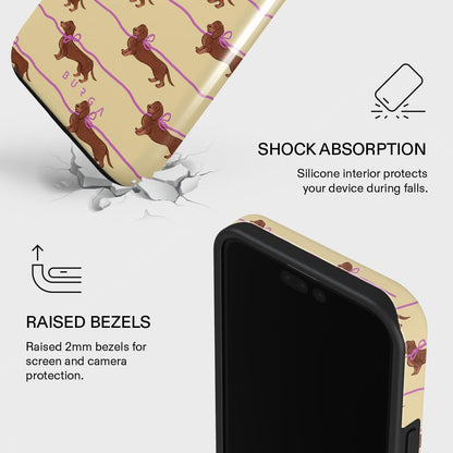 Unisex Phone Case for iPhone 15 Pro – Dual-Layer Hybrid Design with Shock-Absorbing TPU & Durable Exterior, Scratch-Resistant Finish and Raised Bezel Edge for Screen Protection & Daily Use