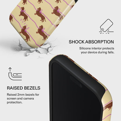 Unisex Phone Case for iPhone 15 Pro – Dual-Layer Hybrid Design with Shock-Absorbing TPU & Durable Exterior, Scratch-Resistant Finish and Raised Bezel Edge for Screen Protection & Daily Use