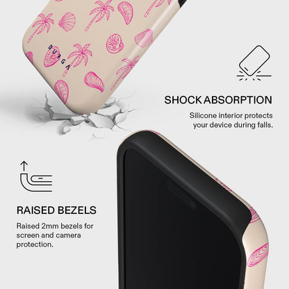 Unisex Phone Case for iPhone 15 Pro – Dual-Layer Hybrid Design with Shock-Absorbing TPU & Durable Exterior, Scratch-Resistant Finish and Raised Bezel Edge for Screen Protection & Daily Use