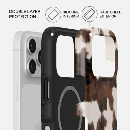 Unisex Phone Case for iPhone 15 Pro – Dual-Layer Hybrid Design with Shock-Absorbing TPU & Durable Exterior, Scratch-Resistant Finish and Raised Bezel Edge for Screen Protection & Daily Use
