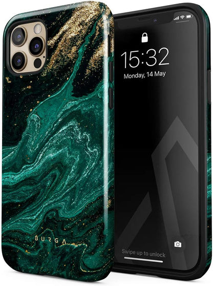 Unisex Phone Case for iPhone 15 Pro – Dual-Layer Hybrid Design with Shock-Absorbing TPU & Durable Exterior, Scratch-Resistant Finish and Raised Bezel Edge for Screen Protection & Daily Use