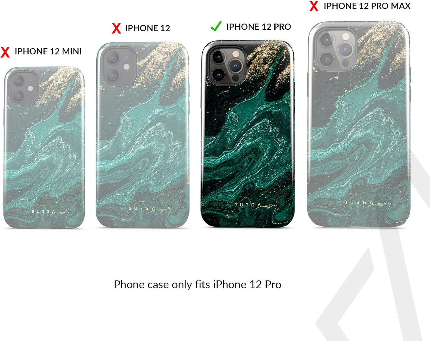 Unisex Phone Case for iPhone 15 Pro – Dual-Layer Hybrid Design with Shock-Absorbing TPU & Durable Exterior, Scratch-Resistant Finish and Raised Bezel Edge for Screen Protection & Daily Use