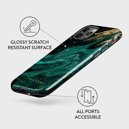 Unisex Phone Case for iPhone 15 Pro – Dual-Layer Hybrid Design with Shock-Absorbing TPU & Durable Exterior, Scratch-Resistant Finish and Raised Bezel Edge for Screen Protection & Daily Use