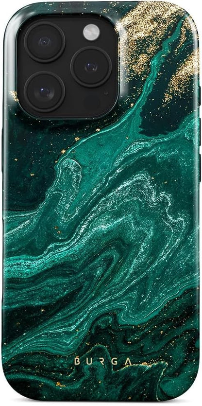 Unisex Phone Case for iPhone 15 Pro – Dual-Layer Hybrid Design with Shock-Absorbing TPU & Durable Exterior, Scratch-Resistant Finish and Raised Bezel Edge for Screen Protection & Daily Use