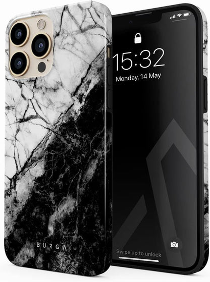 Unisex Phone Case for iPhone 15 Pro – Dual-Layer Hybrid Design with Shock-Absorbing TPU & Durable Exterior, Scratch-Resistant Finish and Raised Bezel Edge for Screen Protection & Daily Use