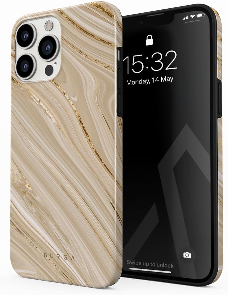 Unisex Phone Case for iPhone 15 Pro – Dual-Layer Hybrid Design with Shock-Absorbing TPU & Durable Exterior, Scratch-Resistant Finish and Raised Bezel Edge for Screen Protection & Daily Use