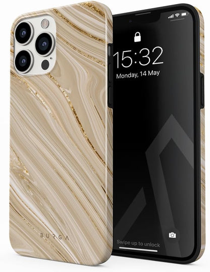 Unisex Phone Case for iPhone 15 Pro – Dual-Layer Hybrid Design with Shock-Absorbing TPU & Durable Exterior, Scratch-Resistant Finish and Raised Bezel Edge for Screen Protection & Daily Use