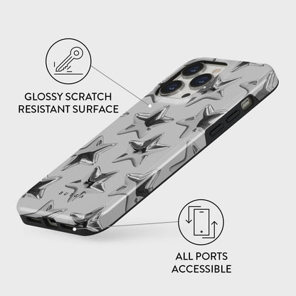 Unisex Phone Case for iPhone 15 Pro – Dual-Layer Hybrid Design with Shock-Absorbing TPU & Durable Exterior, Scratch-Resistant Finish and Raised Bezel Edge for Screen Protection & Daily Use