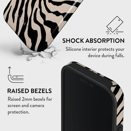 Unisex Phone Case for iPhone 15 Pro – Dual-Layer Hybrid Design with Shock-Absorbing TPU & Durable Exterior, Scratch-Resistant Finish and Raised Bezel Edge for Screen Protection & Daily Use