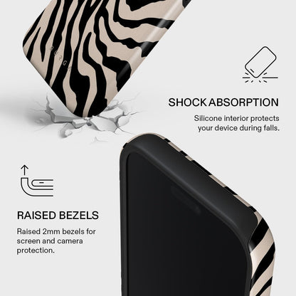 Unisex Phone Case for iPhone 15 Pro – Dual-Layer Hybrid Design with Shock-Absorbing TPU & Durable Exterior, Scratch-Resistant Finish and Raised Bezel Edge for Screen Protection & Daily Use