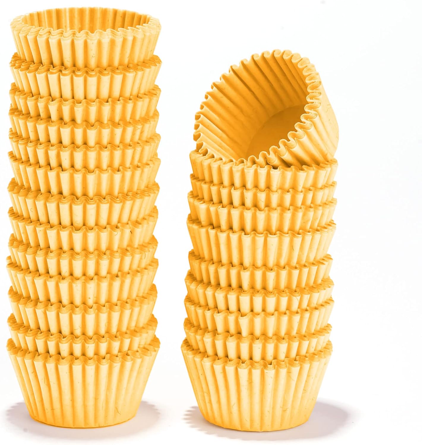 1 Inch Super Mini Baking Cups Muffin Paper Liners 1000 Pieces Cupcake Wrappers for Birthday/Wedding Parties Holiday, Yellow