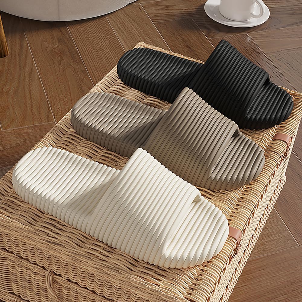 Shower Shoes for Women's Men's Home Slides Quick Drying Non-Slip Indoor Outdoor Slipper for Spa Gym Pool Beach Sandal