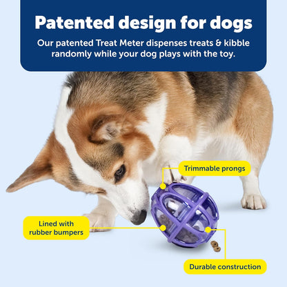 Busy Buddy Kibble Nibble Treat Dispensing Dog Toy, Small | Slow Feeder Holds up to 3.5 Cups of Food, Adjustable Prongs Customize Treat Flow, Top-Rack Dishwasher Safe, Dogs Under 20 Lb
