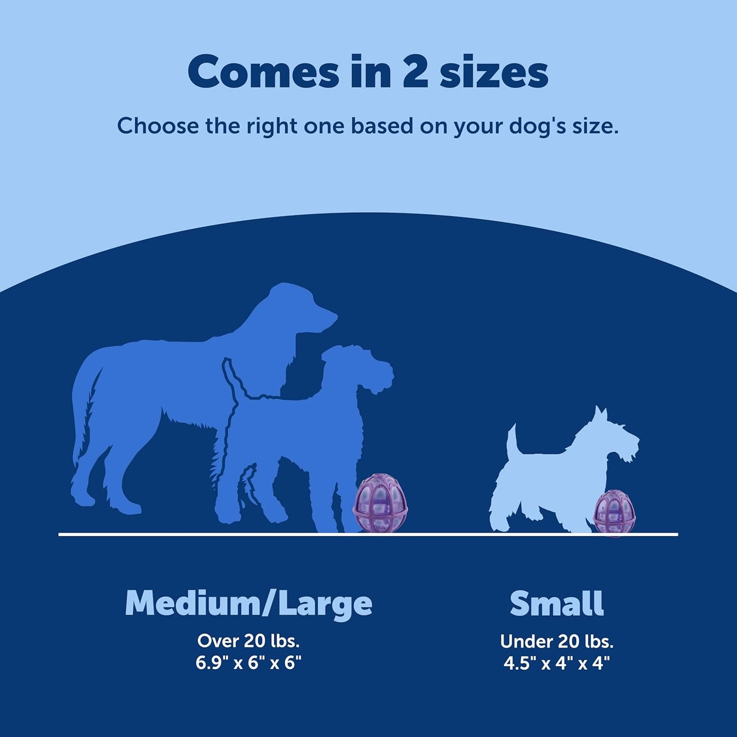 Busy Buddy Kibble Nibble Treat Dispensing Dog Toy, Small | Slow Feeder Holds up to 3.5 Cups of Food, Adjustable Prongs Customize Treat Flow, Top-Rack Dishwasher Safe, Dogs Under 20 Lb